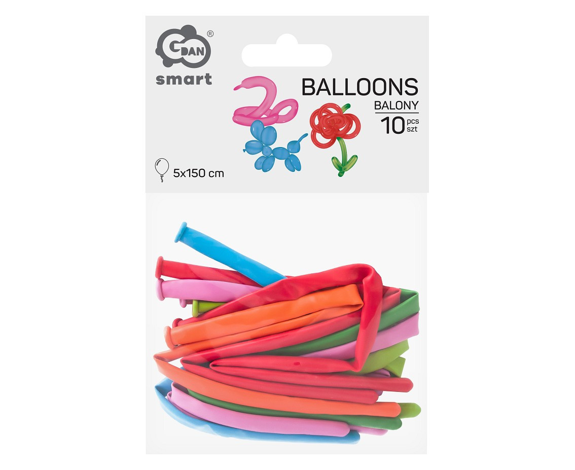 Balloons Godan, pastel set "primus 10", 10pcs